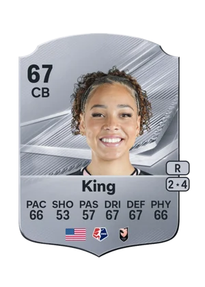 King - 67 - Rare EA FC 27 card