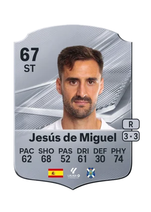 Jesús de Miguel - 67 - Rare EA FC 27 card