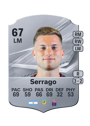 Serrago - 67 - Rare EA FC 27 card