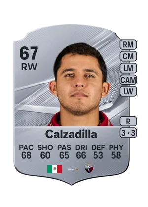 Calzadilla - 67 - Rare EA FC 27 card