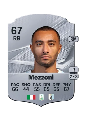 Mezzoni - 67 - Rare EA FC 27 card