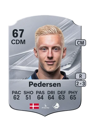 Pedersen - 67 - Rare EA FC 27 card