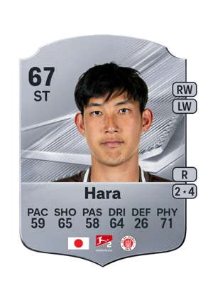 Hara - 67 - Rare EA FC 27 card