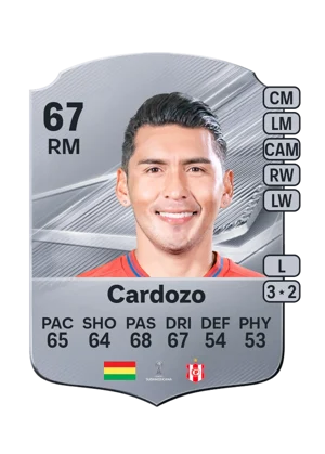 Cardozo - 67 - Rare EA FC 27 card