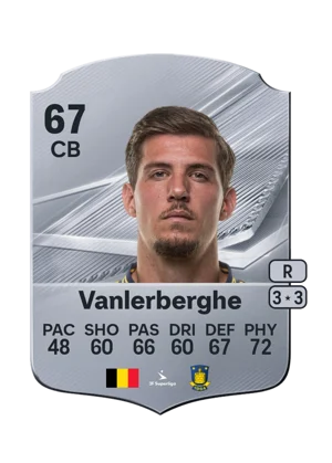 Vanlerberghe - 67 - Rare EA FC 27 card