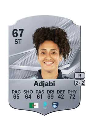 Adjabi - 67 - Rare EA FC 27 card