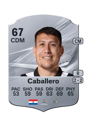 Caballero - 67 - Rare EA FC 27 card