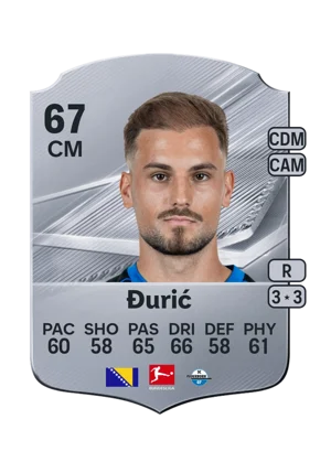 Đurić - 67 - Rare EA FC 27 card