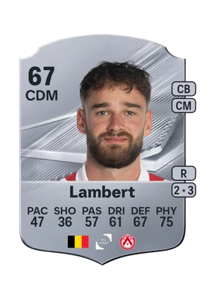 Lambert - 67 - Rare EA FC 27 card