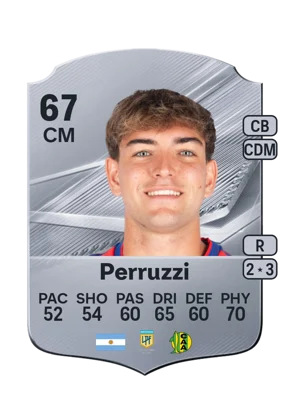 Perruzzi - 67 - Rare EA FC 27 card