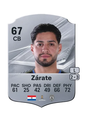 Zárate - 67 - Rare EA FC 27 card