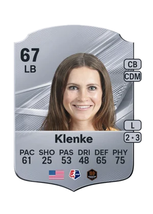 Klenke - 67 - Rare EA FC 27 card