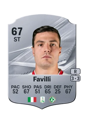 Favilli - 67 - Rare EA FC 27 card