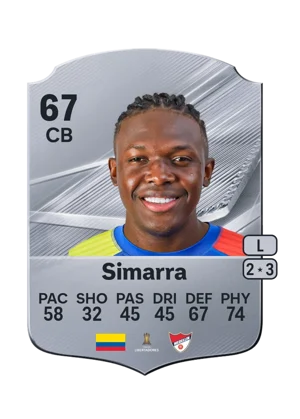 Simarra - 67 - Rare EA FC 27 card