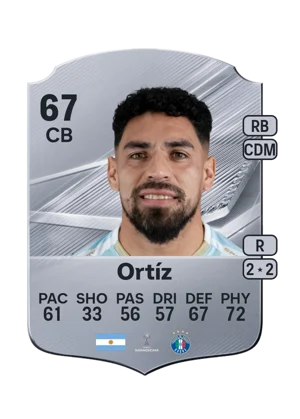 Ortíz - 67 - Rare EA FC 27 card