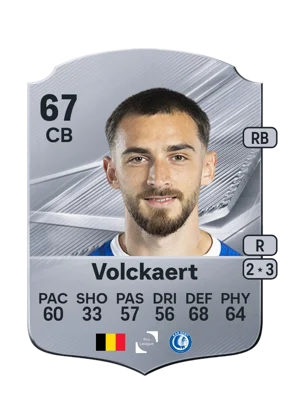 Volckaert - 67 - Rare EA FC 27 card