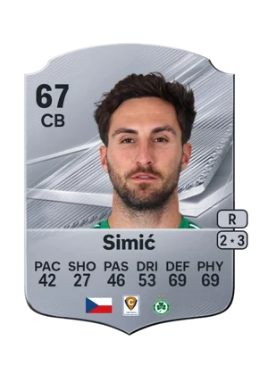 Simić - 67 - Rare EA FC 27 card