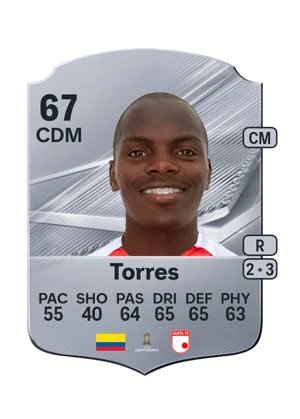 Torres - 67 - Rare EA FC 27 card