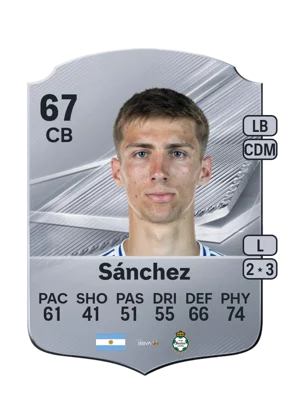 Sánchez - 67 - Rare EA FC 27 card