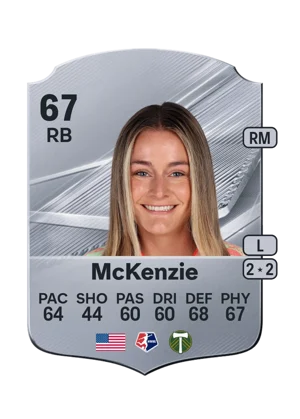 McKenzie - 67 - Rare EA FC 27 card
