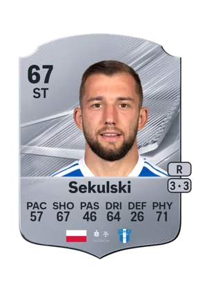 Sekulski - 67 - Rare EA FC 27 card