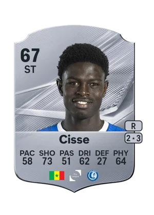 Cisse - 67 - Rare EA FC 27 card