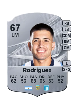 Rodríguez - 67 - Rare EA FC 27 card