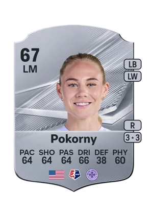 Pokorny - 67 - Rare EA FC 27 card