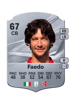 Faedo - 67 - Rare EA FC 27 card