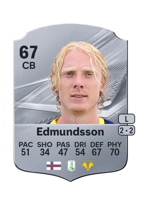 Edmundsson - 67 - Rare EA FC 27 card