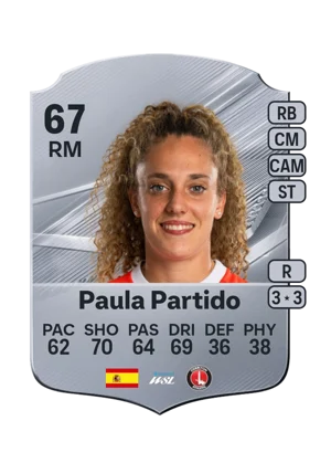 Paula Partido - 67 - Rare EA FC 27 card
