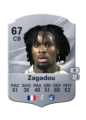 Zagadou - 67 - Rare EA FC 27 card