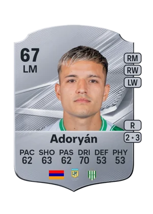 Adoryán - 67 - Rare EA FC 27 card