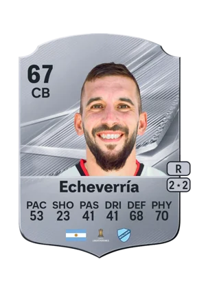 Echeverría - 67 - Rare EA FC 27 card