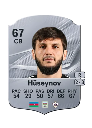 Hüseynov - 67 - Rare EA FC 27 card
