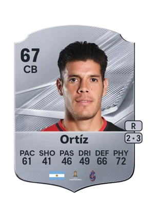 Ortíz - 67 - Rare EA FC 27 card