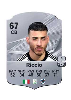 Riccio - 67 - Rare EA FC 27 card