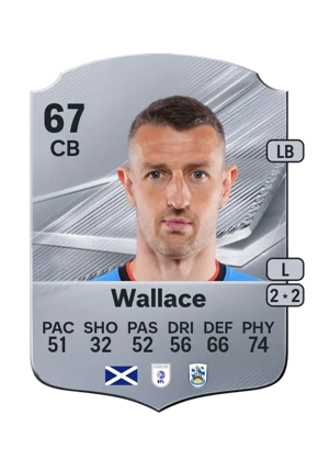 Wallace - 67 - Rare EA FC 27 card
