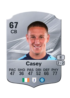 Casey - 67 - Rare EA FC 27 card