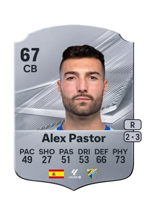 Álex Pastor - 67 - Rare EA FC 27 card