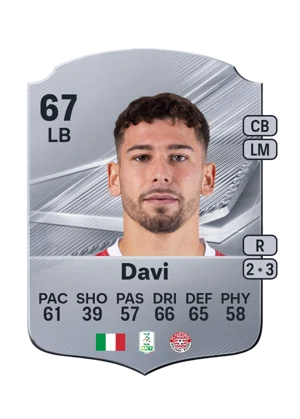 Davi - 67 - Rare EA FC 27 card