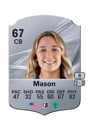 Mason - 67 - Rare EA FC 27 card