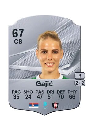 Gajić - 67 - Rare EA FC 27 card