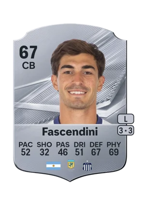 Fascendini - 67 - Rare EA FC 27 card