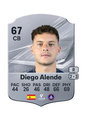 Diego Alende - 67 - Rare EA FC 27 card