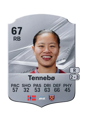 Tennebø - 67 - Rare EA FC 27 card
