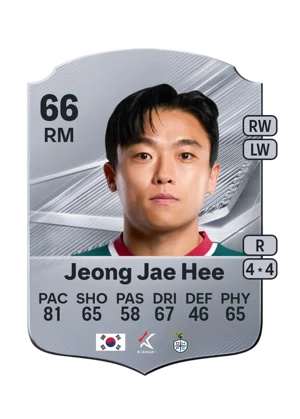 Jeong Jae Hee - 66 - Rare EA FC 27 card