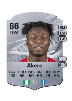 Akere - 66 - Rare EA FC 27 card