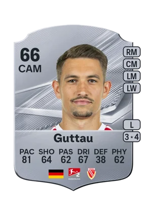 Guttau - 66 - Rare EA FC 27 card