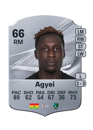 Agyei - 66 - Rare EA FC 27 card
